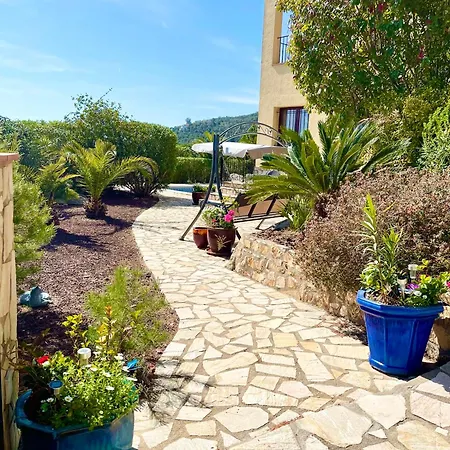 Tranquila Large Luxury 3 Bedroomed 2 Bathrooms Private With Pool And Sea Views In Sant Antoni De