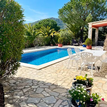 Villa Tranquila Large Luxury 3 Bedroomed 2 Bathrooms Private With Pool And Sea Views In Sant Antoni De *